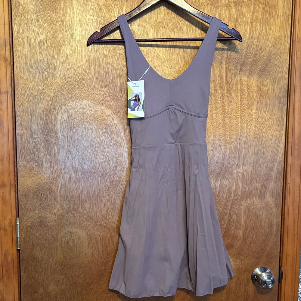 HALARA stardust mauve Sleeveless Mini Dress